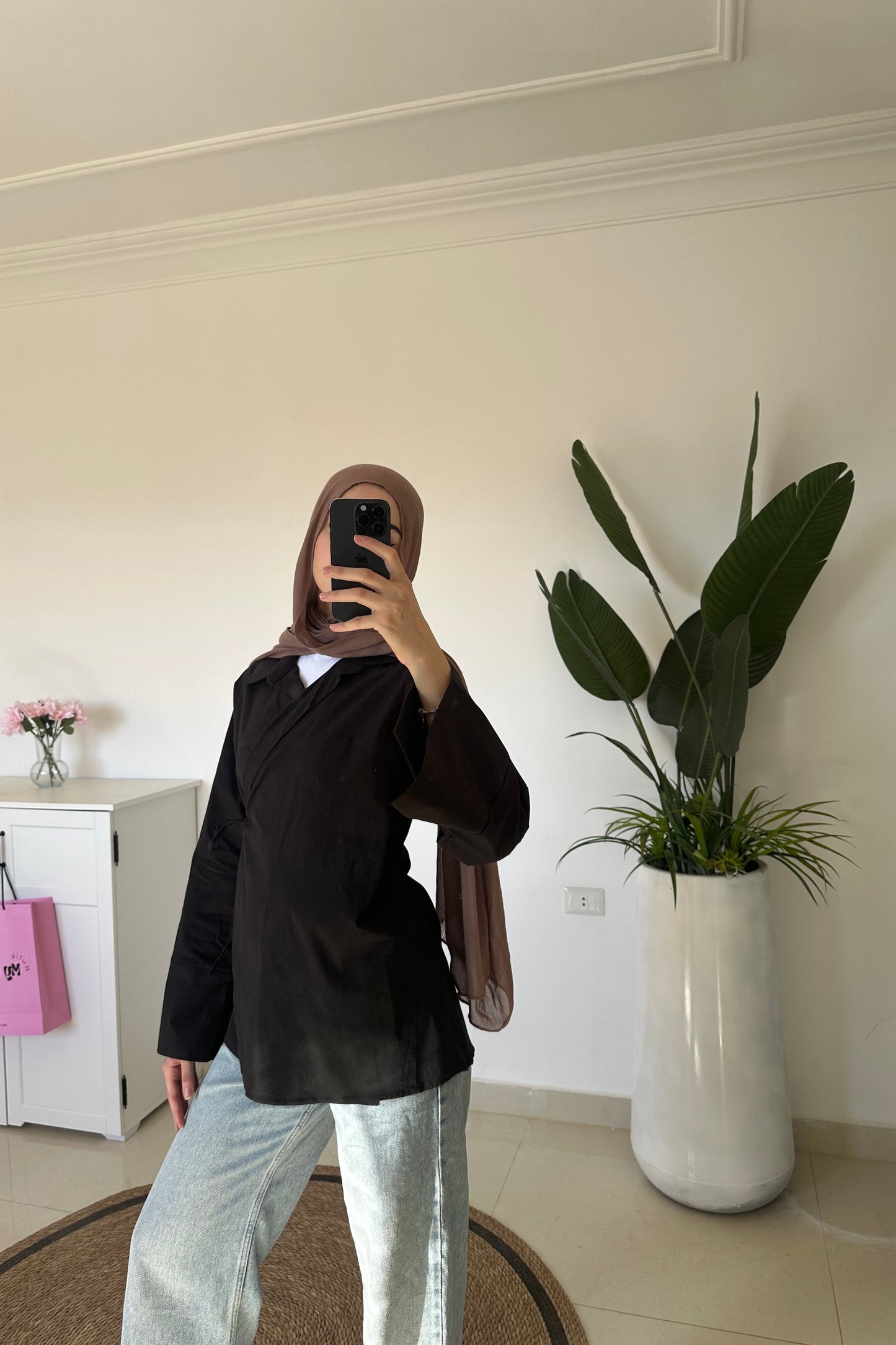 Kimono Shirt- Black
