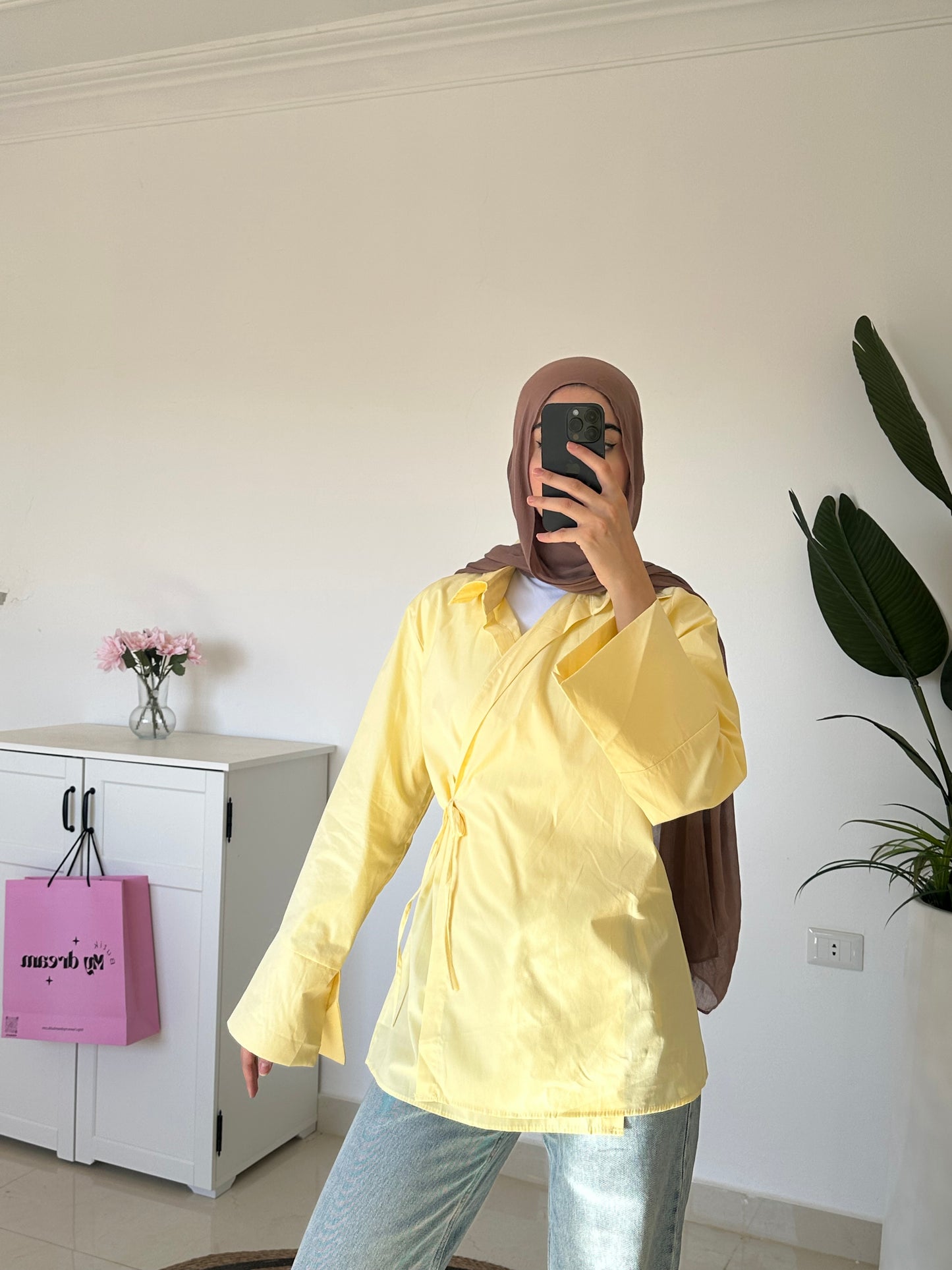 Kimono Shirt- Yellow