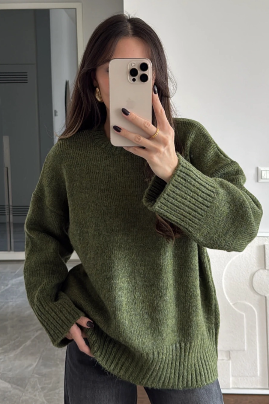 Basic Sweater-green