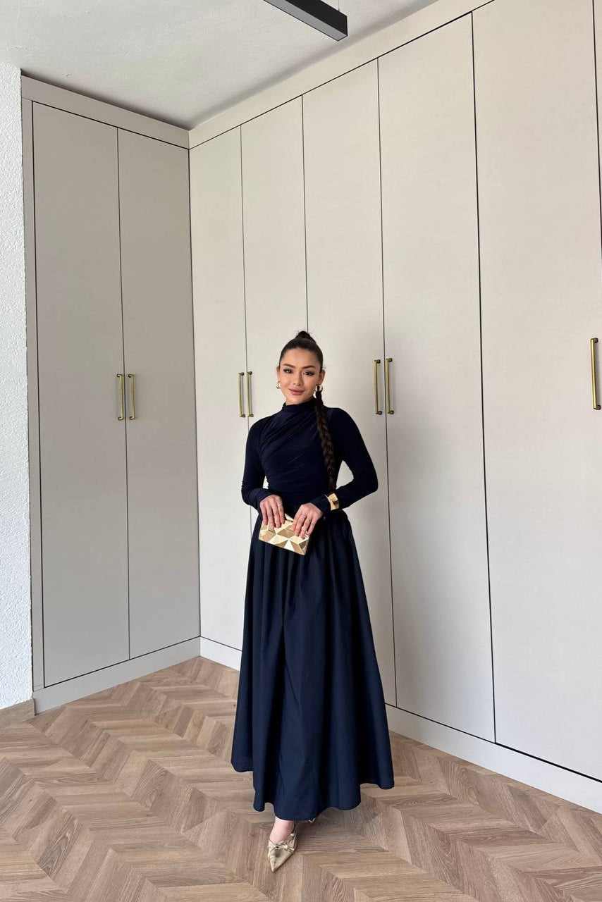 Diana dress- Navy Blue
