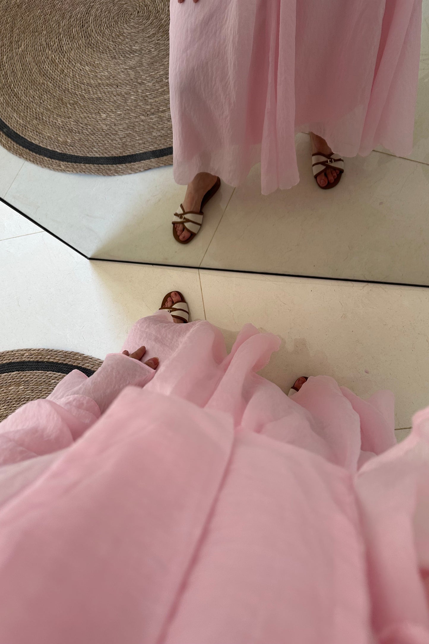 Ameera Skirt Set- Pink