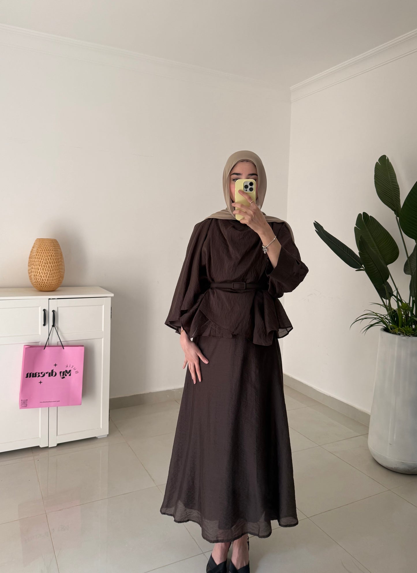 Leen Set- Brown
