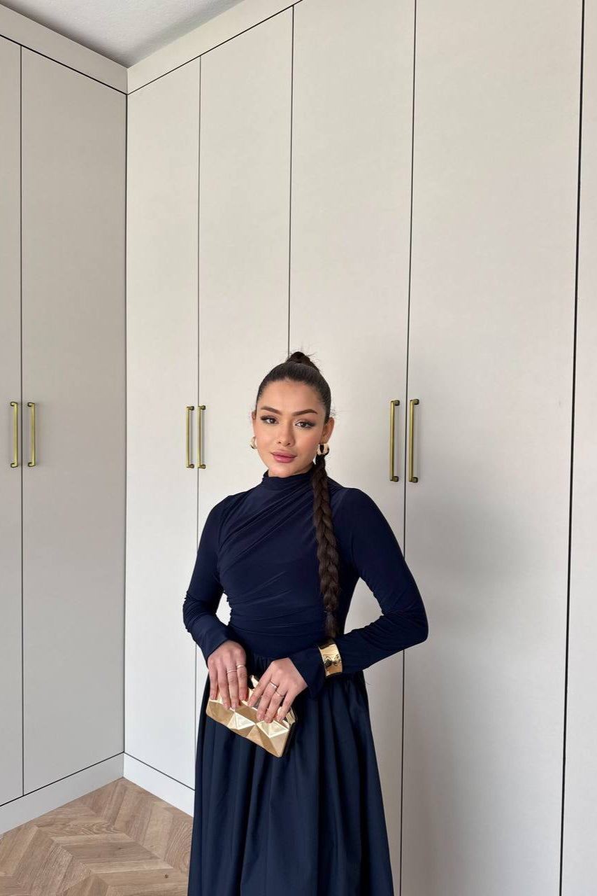 Diana dress- Navy Blue