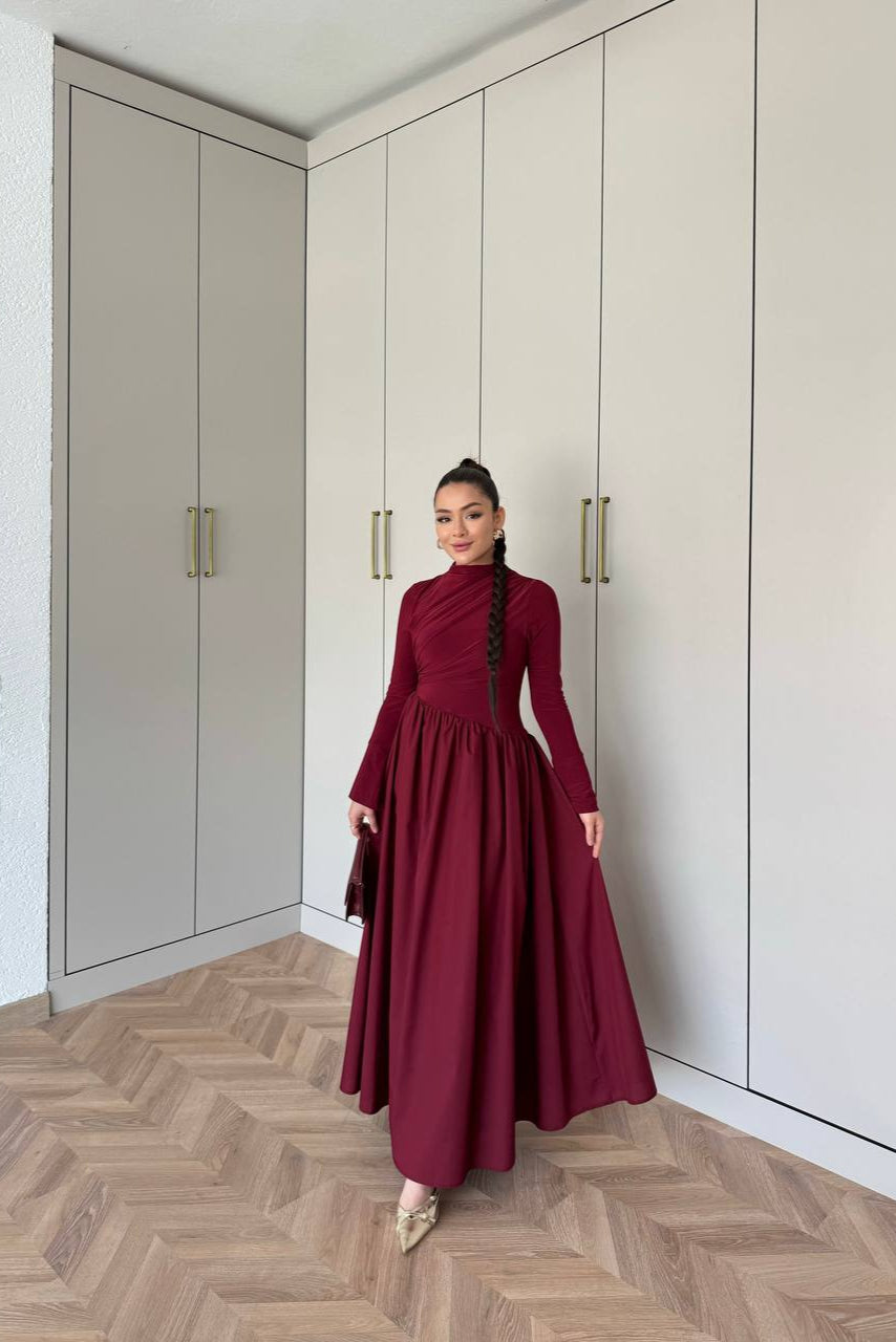 Diana Dress- Maroon