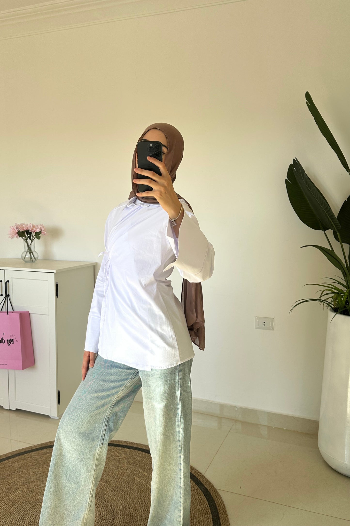 Kimono Shirt-White