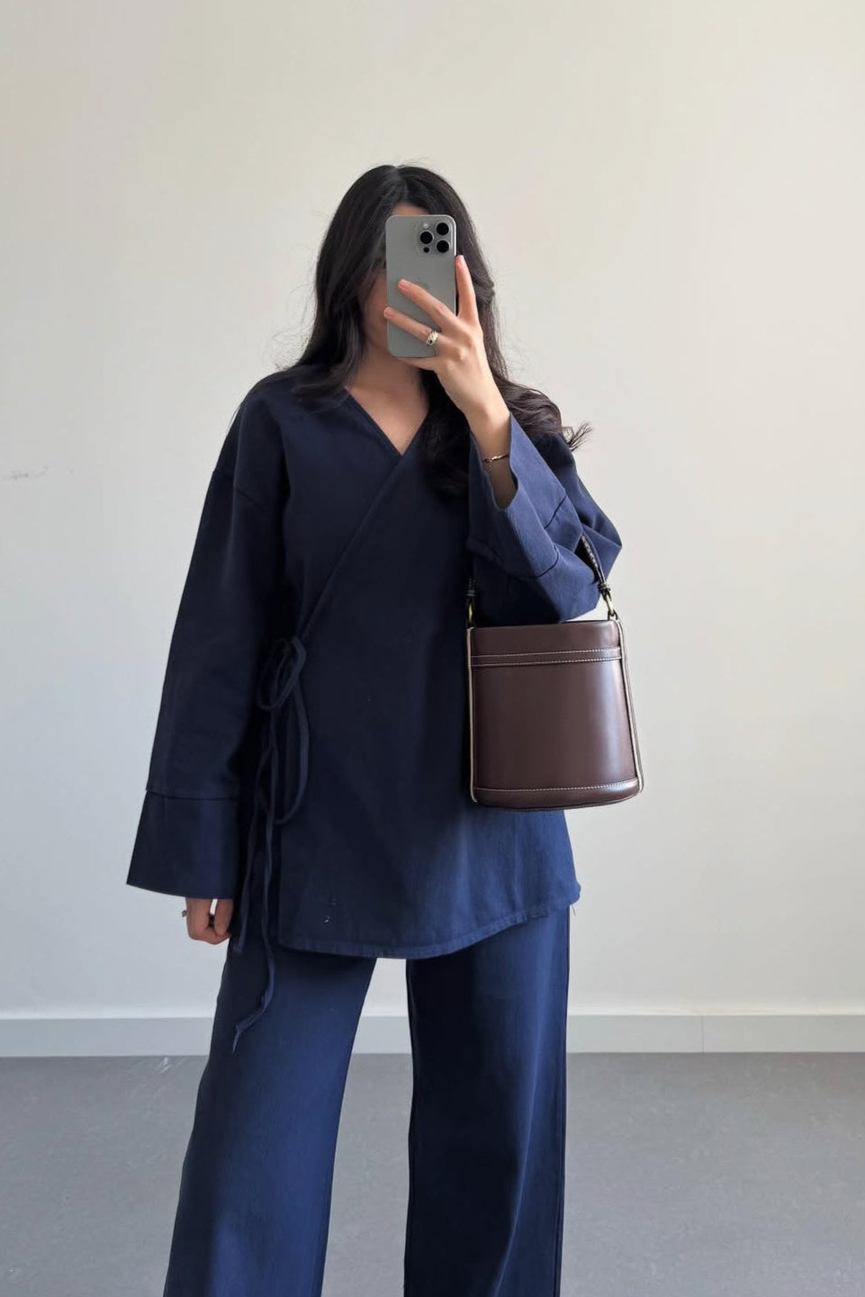 Kimono Set- Navy Blue