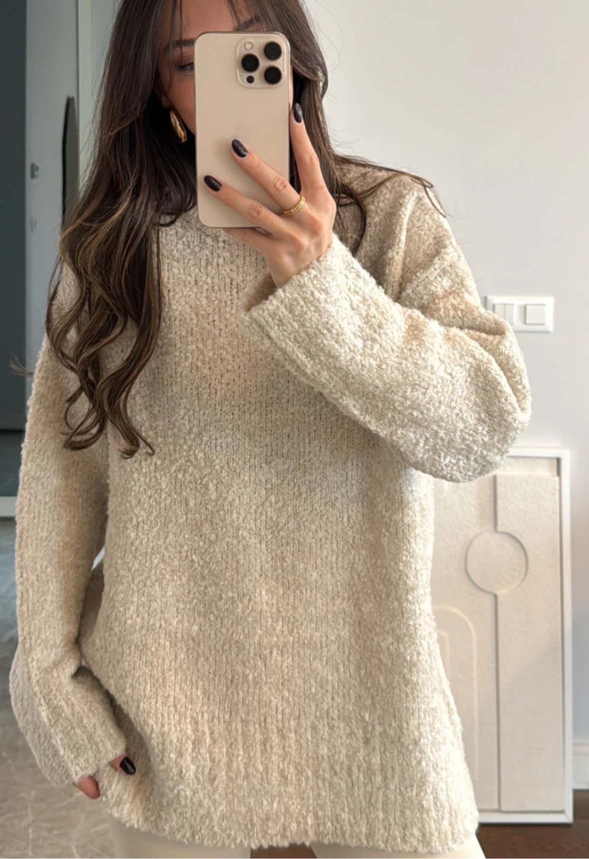 Basic Sweater- off white