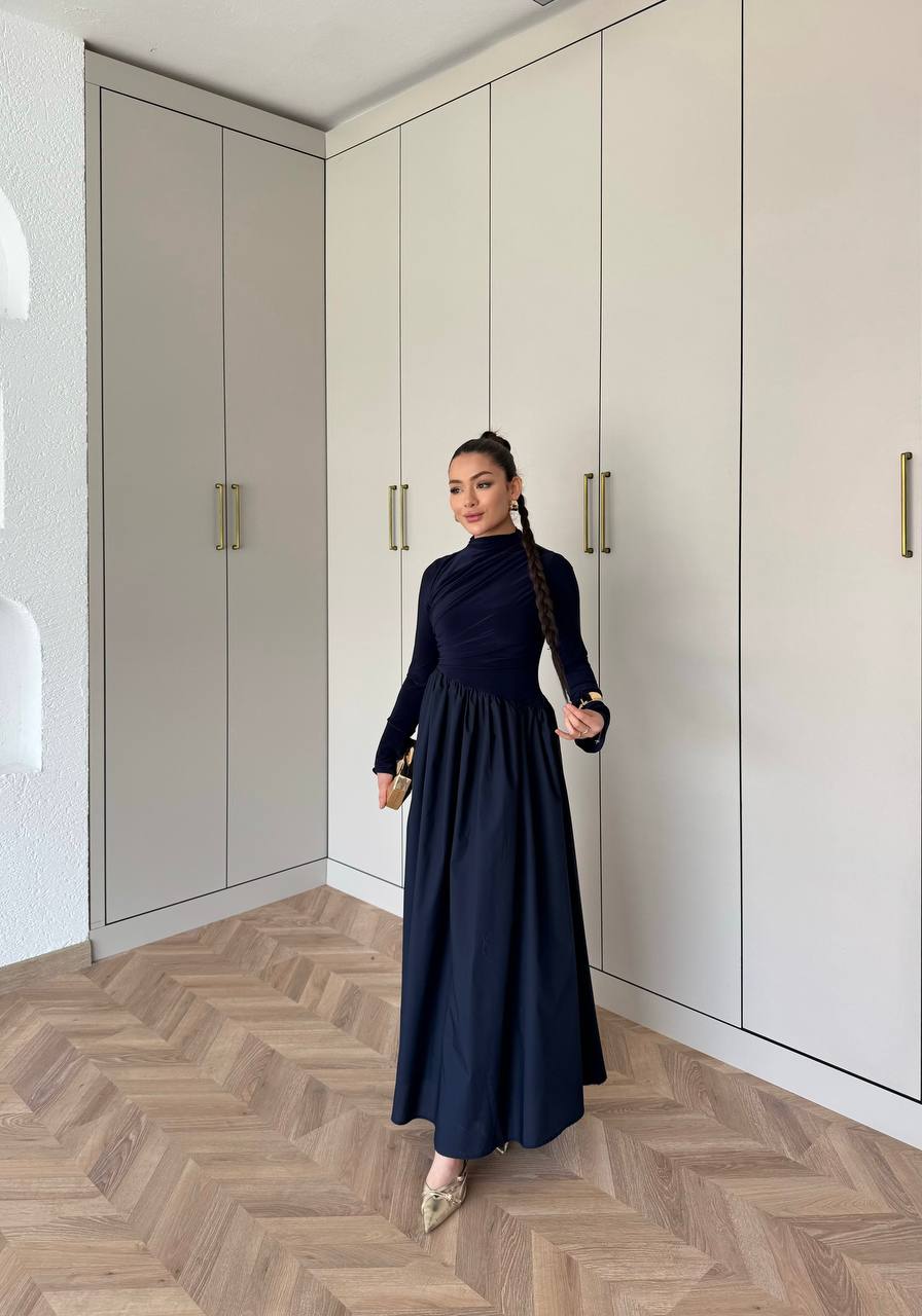 Diana dress- Navy Blue