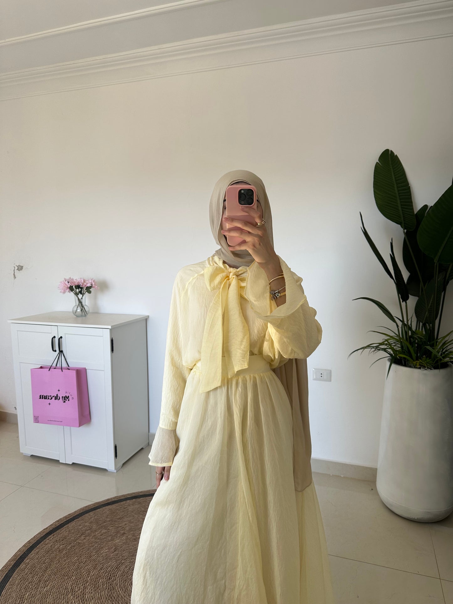 Ameera Skirt Set- Yellow