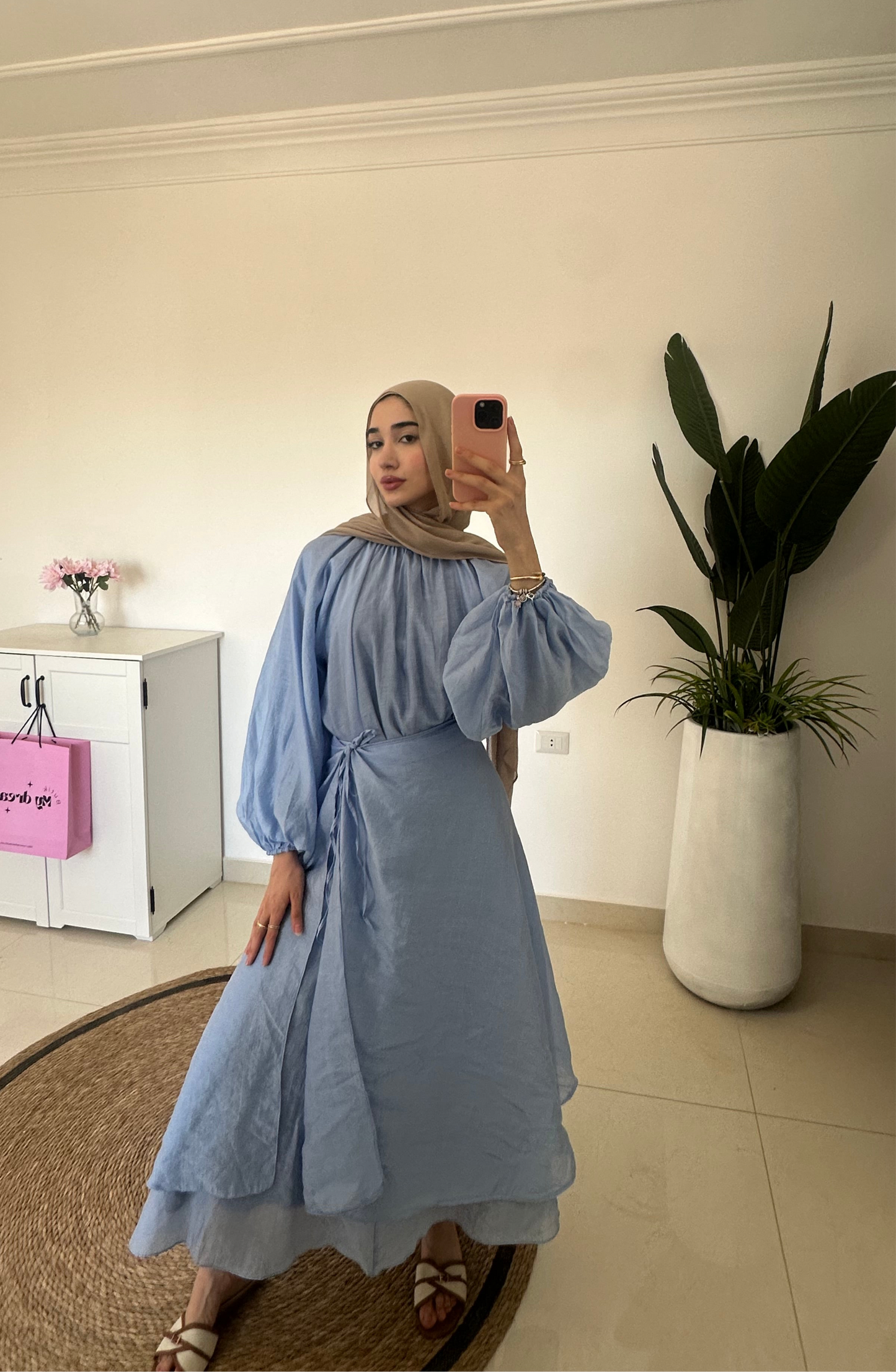 Fairy 3 Pieces Skirt Set- Blue