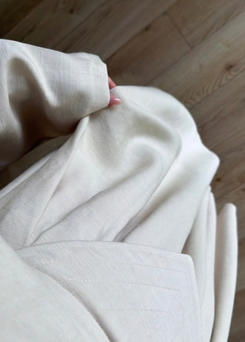 Wide Pants Set- Beige