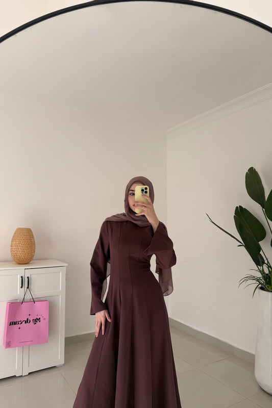 Roza Dress- Burgundy