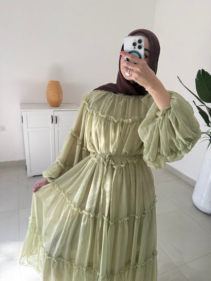 Layal Dress- Green