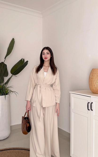 Nursoul Kimono Set- Beige
