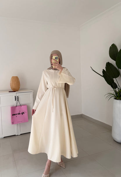 Roza Dress- Cream