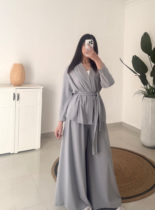 Nursoul Kimono Set- Gray