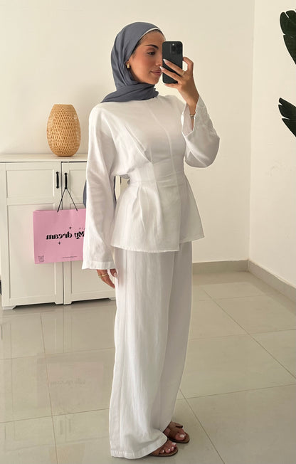 Noor Set- White