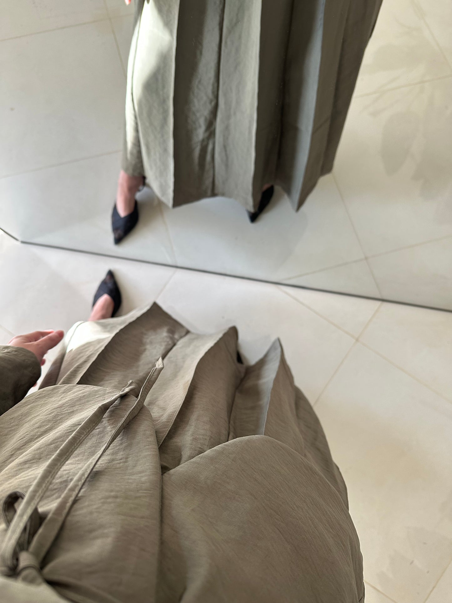 ‏Daiana Skirt Set- Green