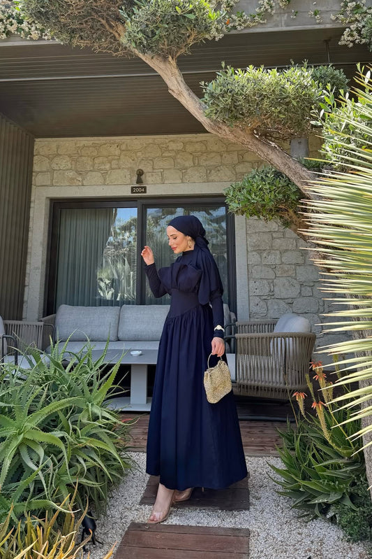 Noora Maxi Dress- Navy Blue