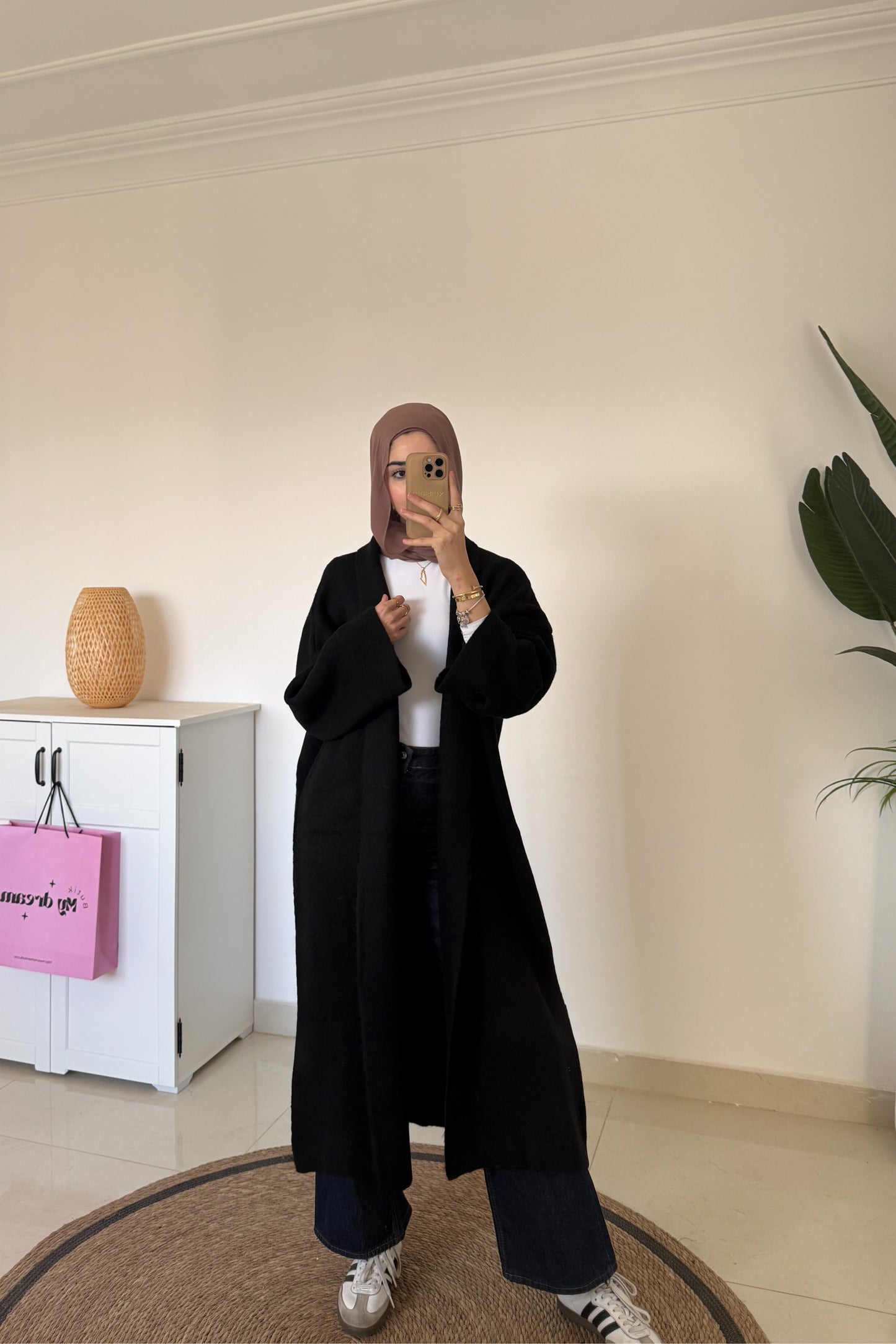 Long Oversized Cardigan- Black