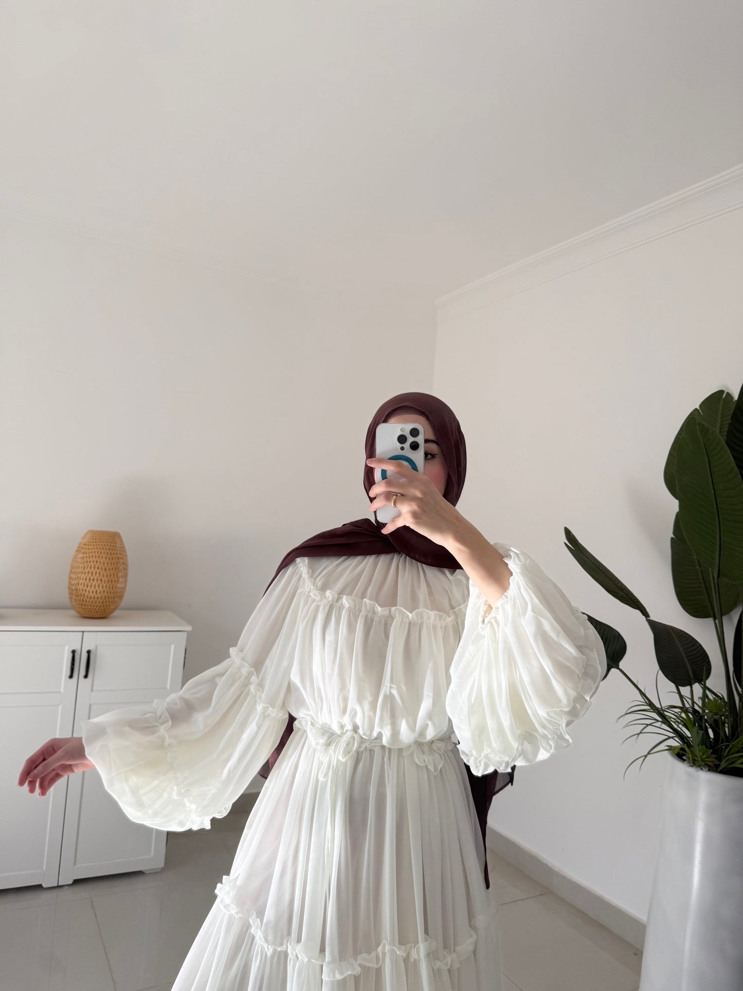 Layal Dress- Off White