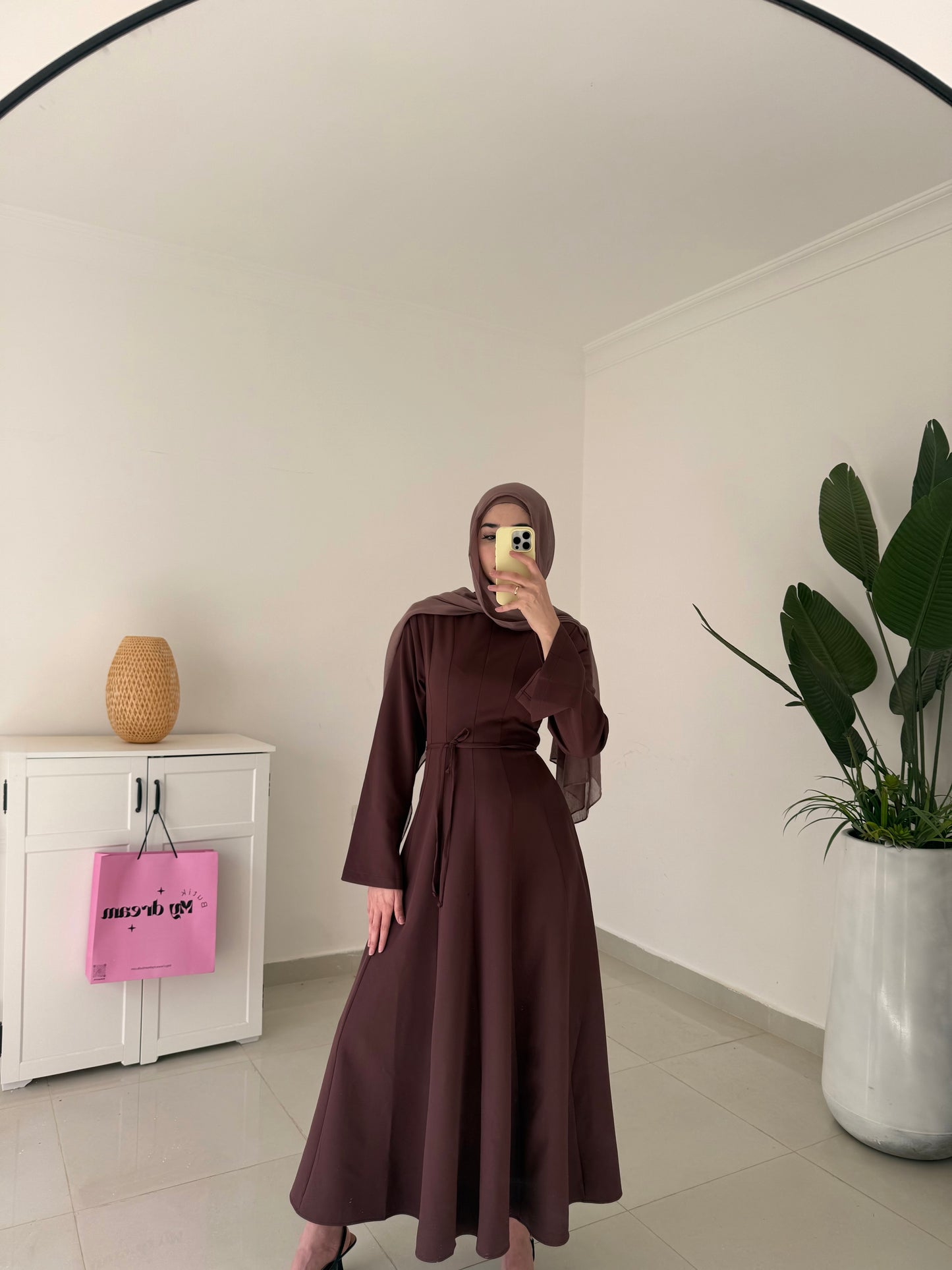 Roza Dress- Burgundy