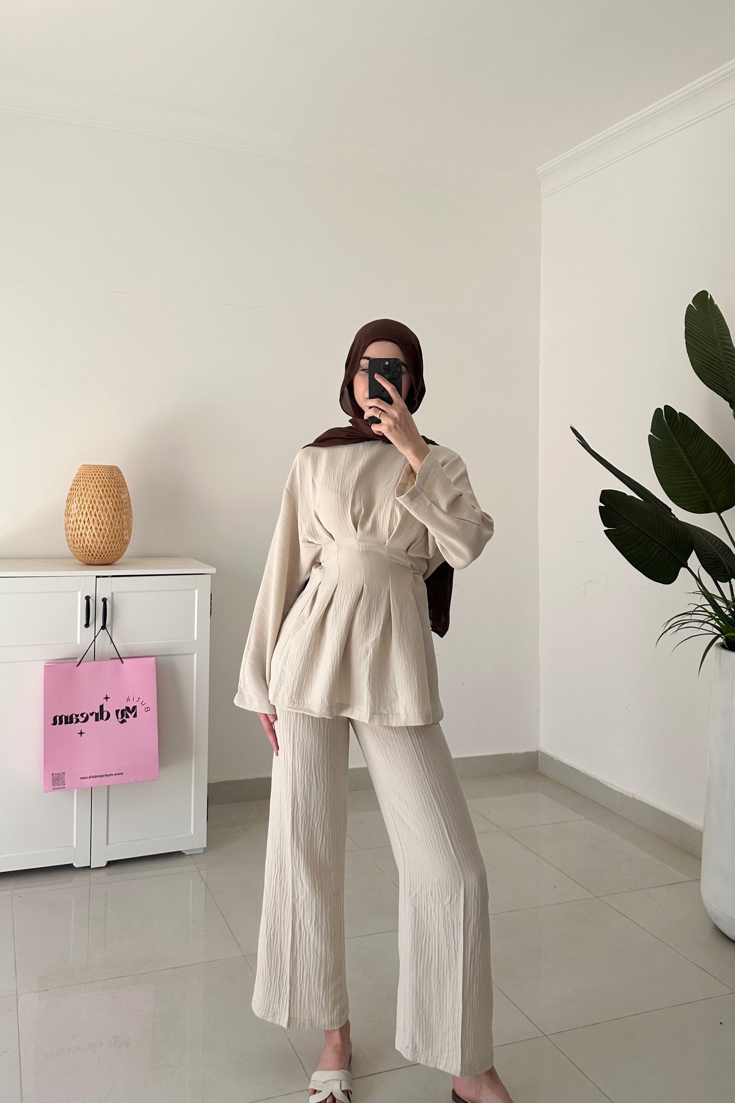 Mira Summer Set- Beige