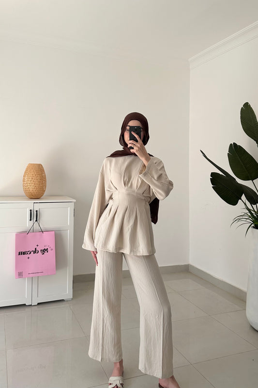 Mira Summer Set- Beige