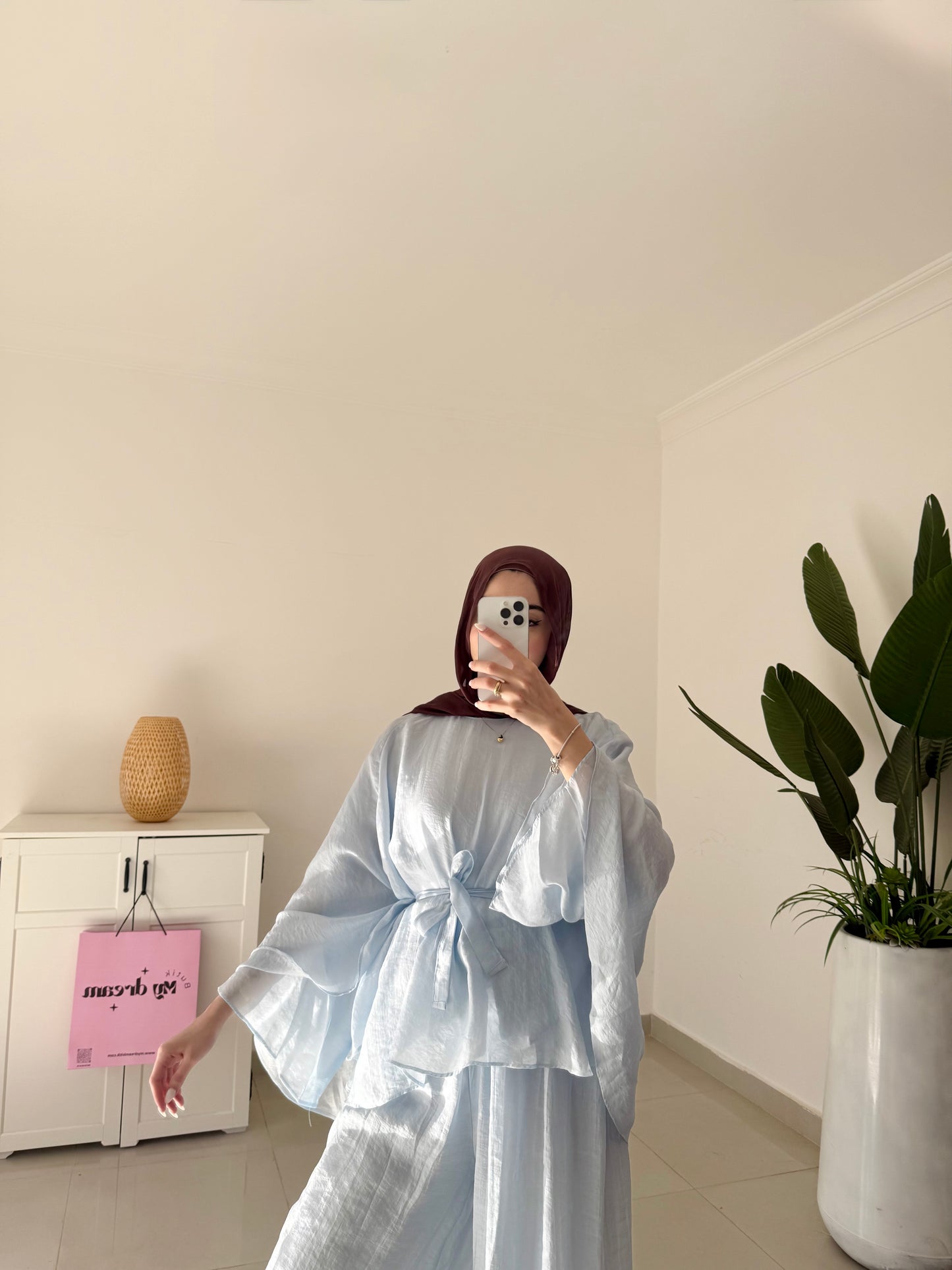 Reem Pants Set- Blue