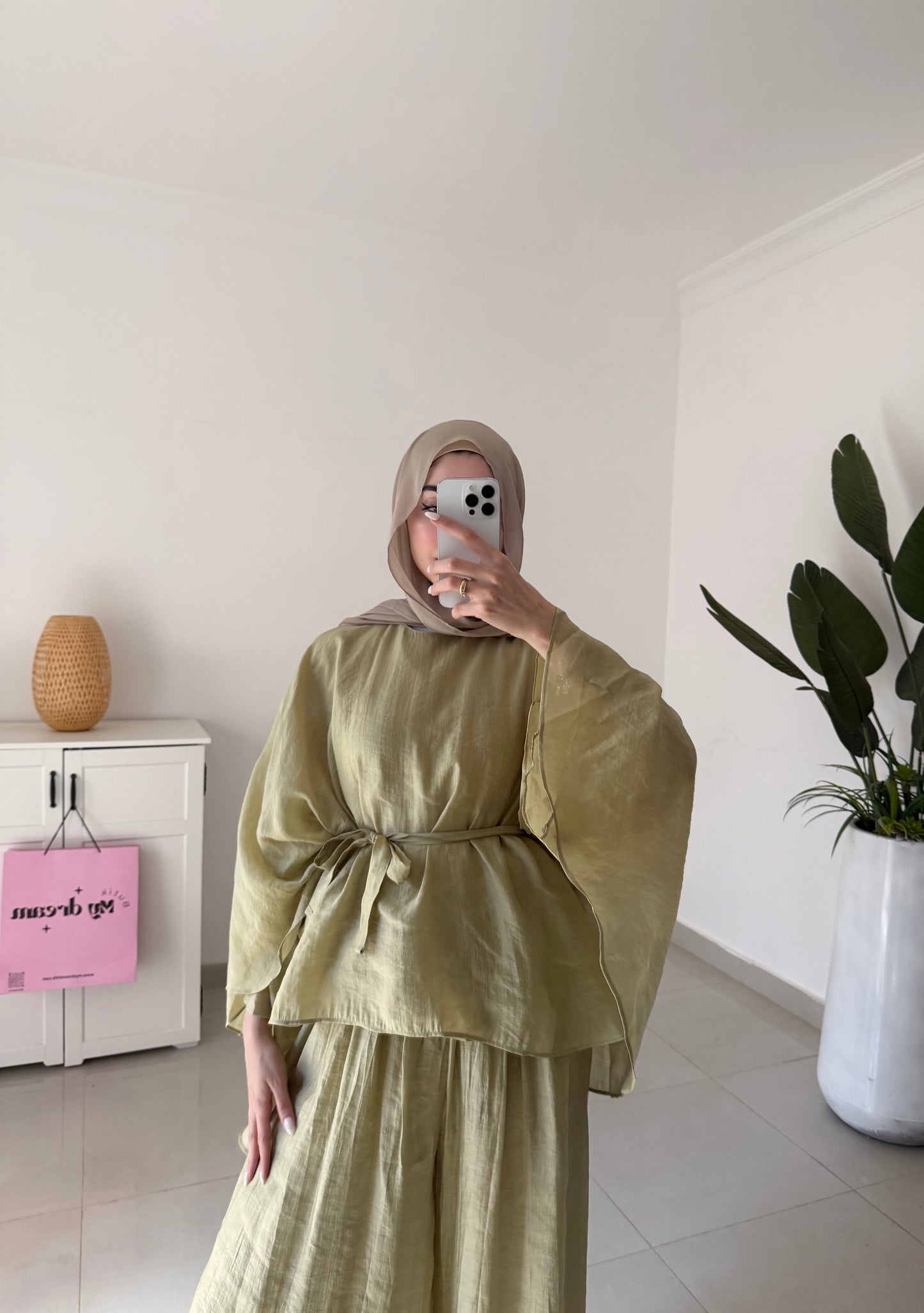 Reem Pants Set- Green