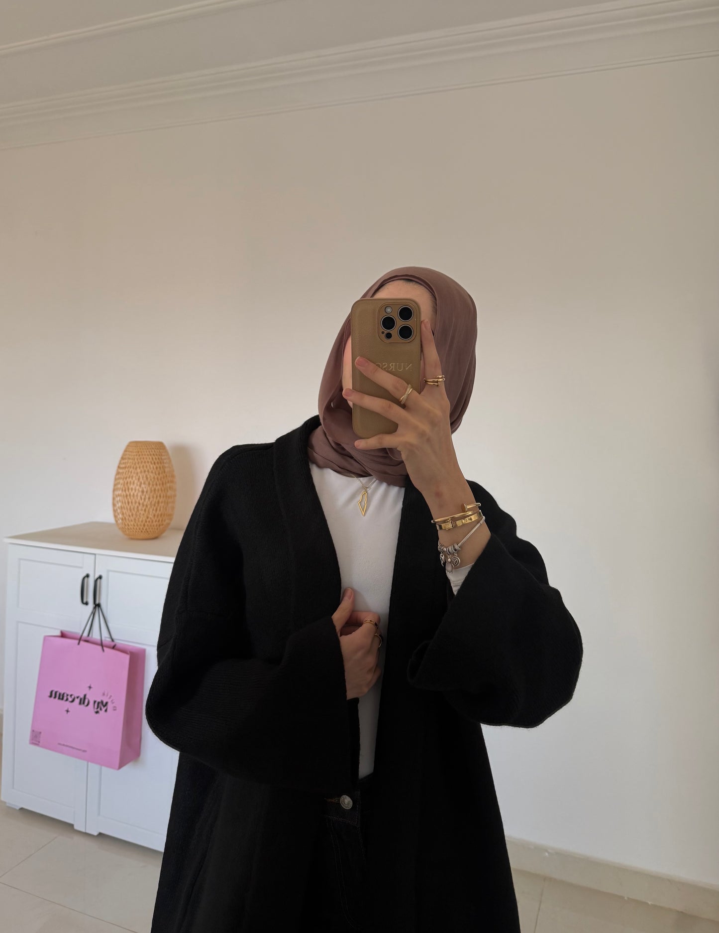 Long Oversized Cardigan- Black