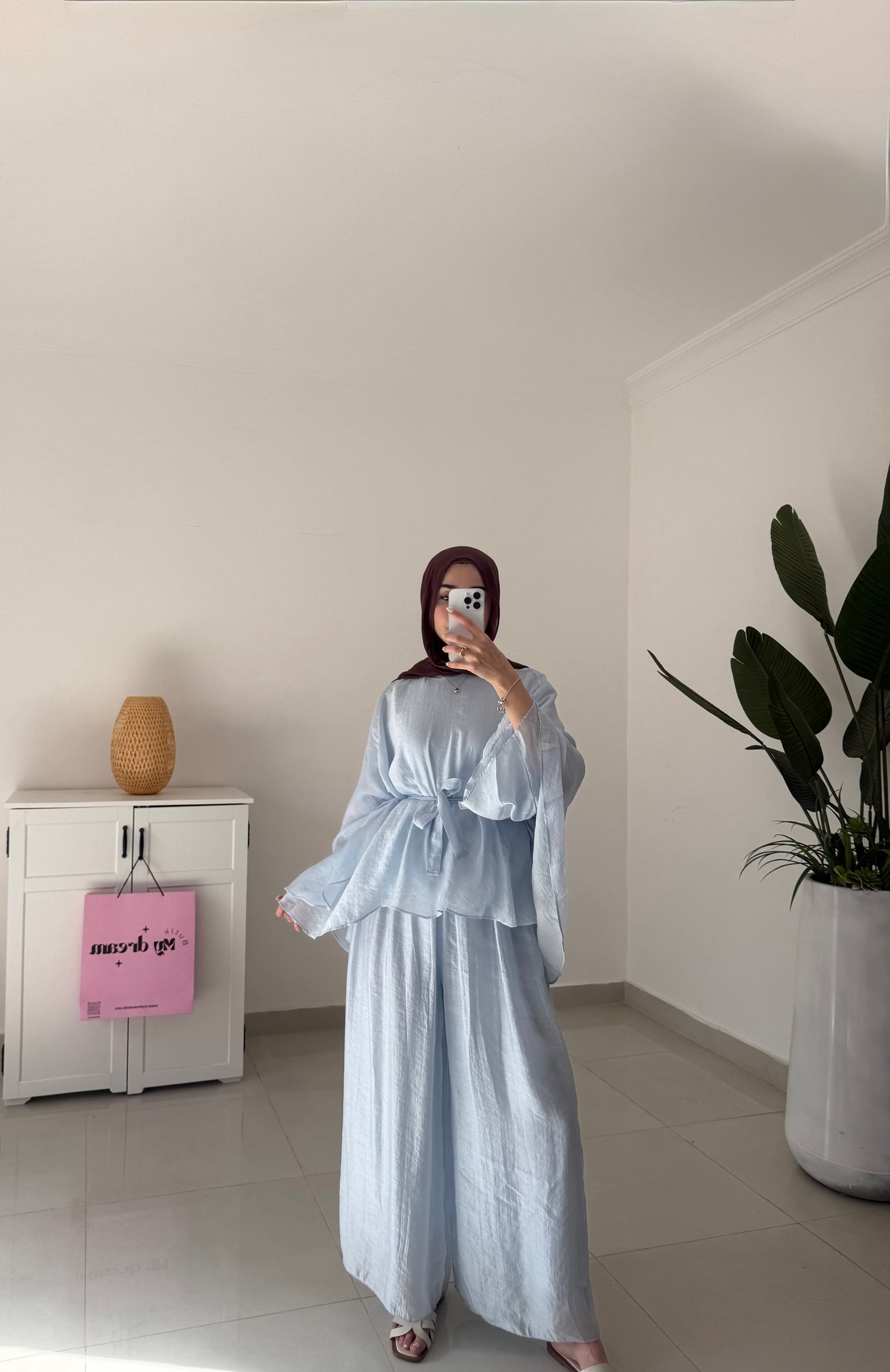 Reem Pants Set- Blue