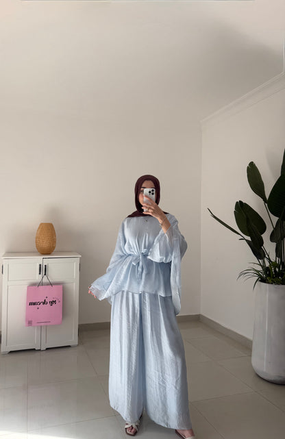 Reem Pants Set- Blue