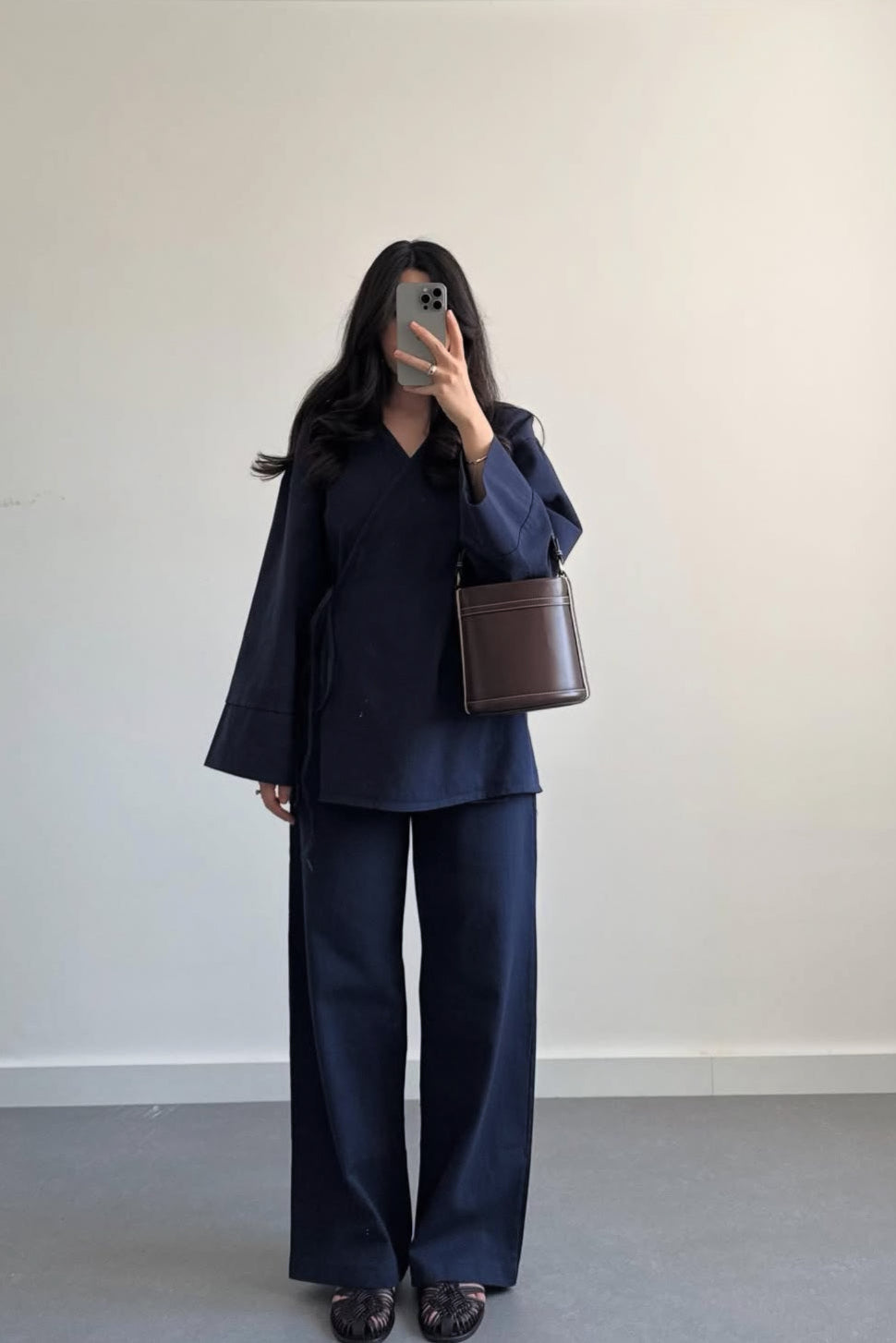 Kimono Set- Navy Blue