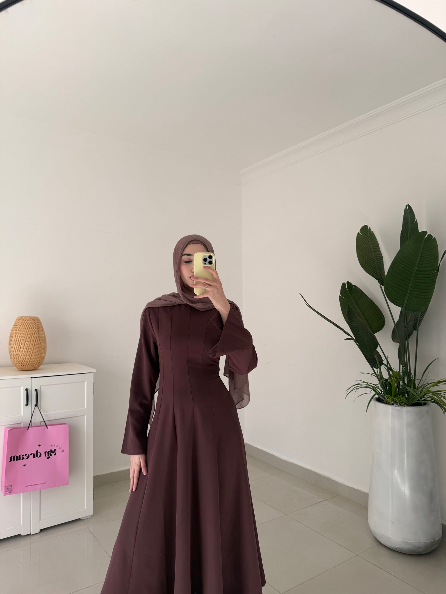 Roza Dress- Burgundy