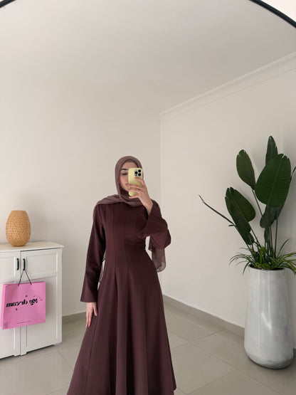 Roza Dress- Burgundy