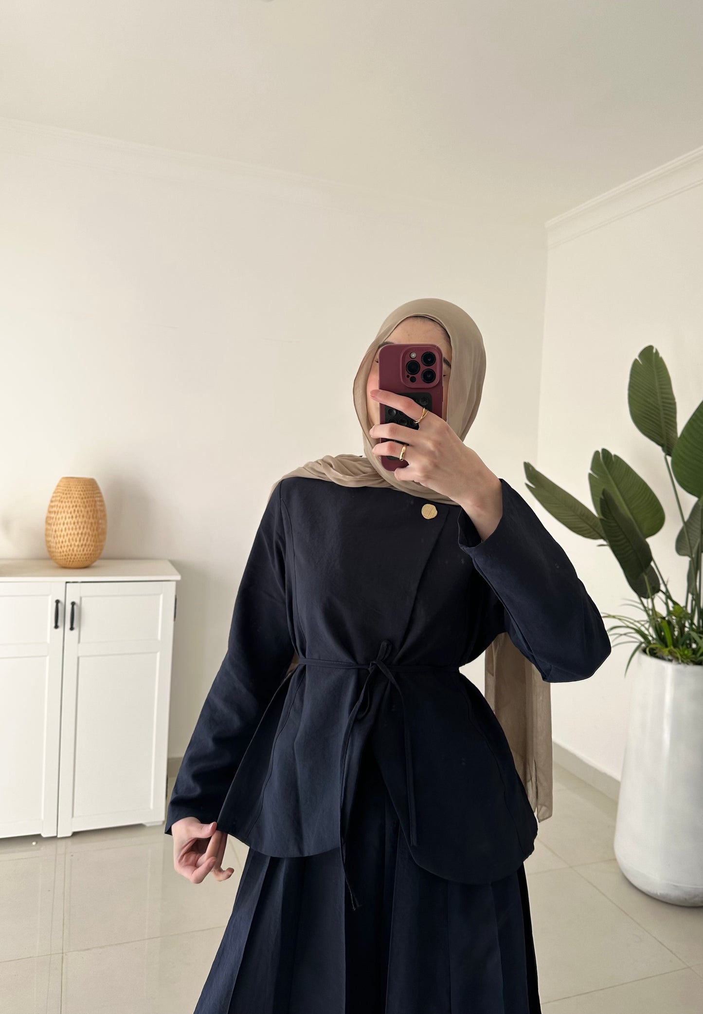 Daiana Skirt set- Navy Blue