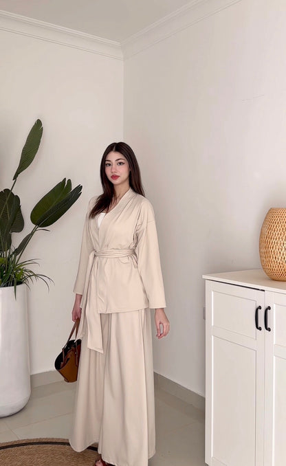 Nursoul Kimono Set- Beige